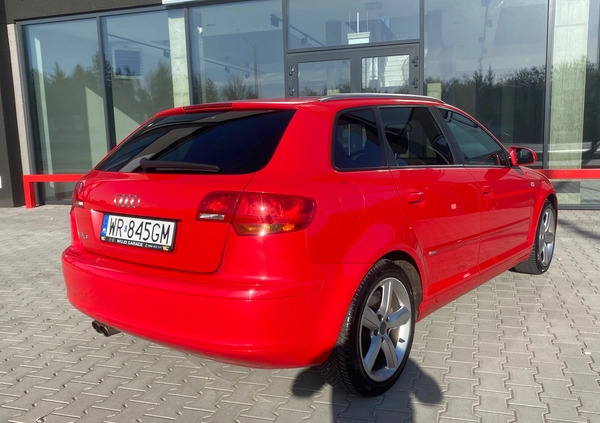 Audi A3 cena 25900 przebieg: 236500, rok produkcji 2007 z Radom małe 301